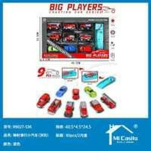 Colori assortiti in PVC di salvataggio del fuoco auto giocattolo inerzia e attrito-attivato Launcher Set per bambini camion di metallo per ragazzi confezione da 10 - Product Image 1