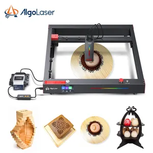 Algolaser 40W 우드 크래프트 가죽 DIY 레이저 커팅 머신, 독특한 디자인 저렴한 3D 레이저 조각 기계