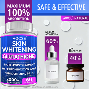 Kapsul <span class=keywords><strong>Glutathione</strong></span> Halal 2000mg Grosir untuk Dewasa, Pemutih Kulit & Anti-Penuaan, Pencerah Kulit Terbaik - Product Image 6