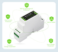 Convertisseur RS232 RS485 Waveshare, asynchrone bidirectionnel, débit de transmission 300-115200bps, isolateur numérique actif, borne à vis A247