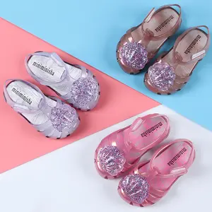 New Summer Girls' Princess Shoes Sandals Children's Jelly Sandals Beach Shoes