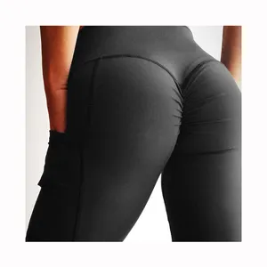 2019 Amazon women girls push up leggins gym fitness scrunch butt leggings uk