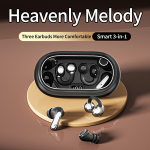 Auricolari Wireless P47 <span class=keywords><strong>3</strong></span> in 1 Multi-Stile, Audio Spaziale Hi-Res, Clip per Orecchio / In-Ear / Mini Auricolari, Una Custodia Tre Paia di Auricolari - Product Image 2