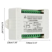 Commutateur de télécommande sans fil RF DC 12/24V, module relais 6 canaux, kit émetteur-récepteur 433/315Mhz G801