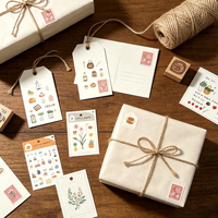 Autocollants de la série Small Life, thème vie, pour décoration de carnets et fonds, 1 feuille par paquet, pour décorations de fêtes