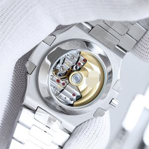 Reloj Mecánico Nuevo y Popular en Toda la Internet, Correa de Metal, Doble Calendario, Fondo Transparente, Reloj Mecánico de Alta Gama - Product Image 5