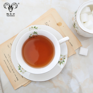 Lingge — service à thé en porcelaine, <span class=keywords><strong>théière</strong></span> en céramique à motif de fleurs sous glaçure, ensemble de tasses <span class=keywords><strong>et</strong></span> soucoupes, 15 pièces - Product Image 5