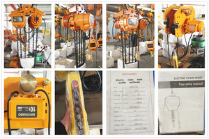 Palan électrique à chaîne de 1 à 15 tonnes Vente en gros en usine Palan électrique Chariot motorisé - Product Image 4