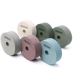 Rueda de pulido de fibra de nailon de 150mm, máquina de perfil de piedra OEM personalizable, rueda de pulido de esponja de diamante para mármol - Product Image 1