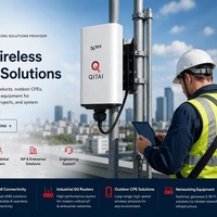 Solución de Banda Ancha Rural Qitai Factory 4G 5G FWA CPE para Exteriores, Módem SDX55 con Ranura SIM para Vehículos y Autocaravanas, Antena 5G para Exteriores