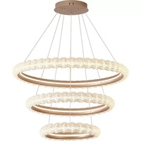 2025 italien minimaliste luxe salon éclairage moderne Simple élégant circulaire lampes suspendues nouveaux lustres suspensions