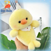 Peluches personnalisées avec logo du fabricant, canard en peluche de 8 pouces, rembourrage en coton PP, en stock pour cadeau de fête