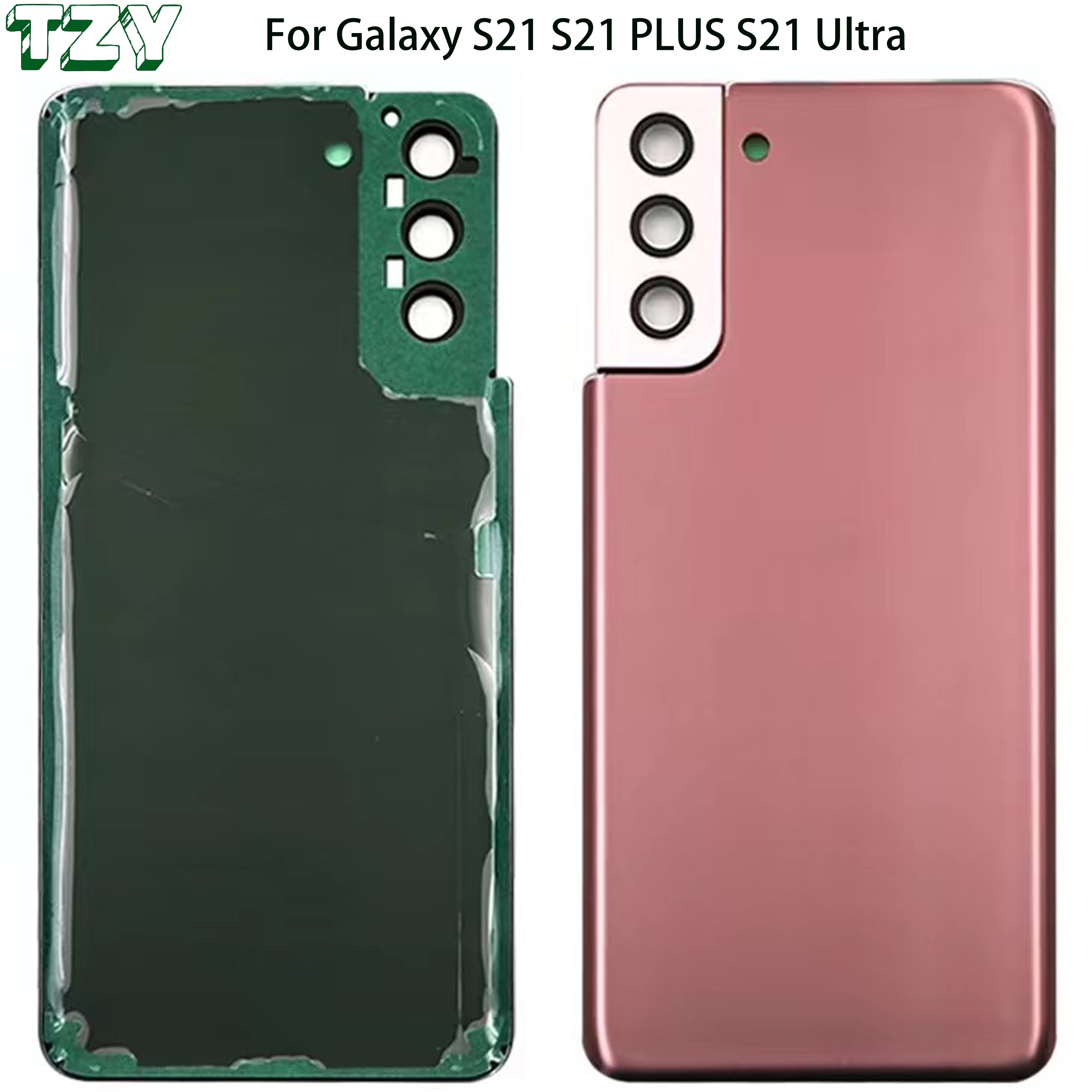 Стеклянная Крышка батарейного отсека для Samsung Galaxy S21 PLUS S21 ULTRA S21