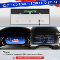 Podofo Pantalla táctil LCD de 12,3 pulgadas Uconnect Radio Navegación Módulo LCD Pantalla de visualización para Tesla Model X S S2 Venta al por mayor