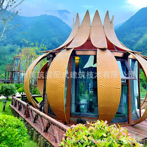 Casa Contenedor Redonda Moderna, Solución Hotelera Transpirable para Resorts y Proyectos Turísticos - Product Image 4