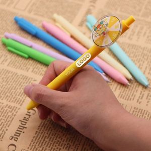Stylo bille en plastique de qualité supérieure, logo personnalisé, plusieurs couleurs, cadeau promotionnel d'entreprise - Product Image 3