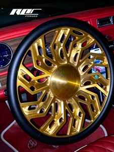 Volants Roc Custom de 15 pouces à multiples branches dorées avec mécanisme à cliquet pour Chevy <span class=keywords><strong>Impala</strong></span> Caprice <span class=keywords><strong>Chevrolet</strong></span> Tahoe Suburban - Product Image 2