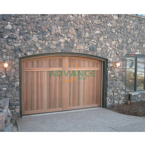 Porte de <span class=keywords><strong>garage</strong></span> <span class=keywords><strong>double</strong></span> sectionnelle moderne américaine 16x8 Porte de <span class=keywords><strong>garage</strong></span> à rabat 9x8 isolée en <span class=keywords><strong>bois</strong></span> massif - Product Image 3