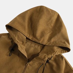 Sudadera de Algodón para Hombre, Sudadera con Capucha, Transpirable, Otoño, Fabricante OEM, Diseño Personalizado de Color Sólido - Product Image 3