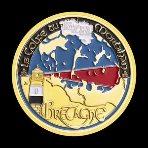 Titanic Hommage Plaqué Or Pièce Bretagne Le Golfe Du <span class=keywords><strong>Morbihan</strong></span> Jeton Commémoratif Collection Métal Artisanat Souvenir Affichage Cadeau - Product Image 5