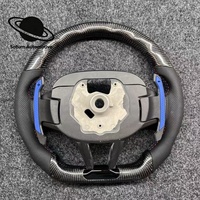 Volant en fibre de carbone G01 G05 X3 X5 G06 G11 G14 G29 G25 G32 G20 G28 G30 G38 G60 G70 F90 M3 M4 M5 M6 F10 F30 LCI CS pour BMW