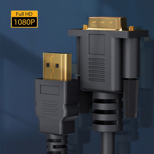 Cable HDMI a VGA de 1,8 m Full HD 1080p con audio para proyector de ordenador portátil - Product Image 1
