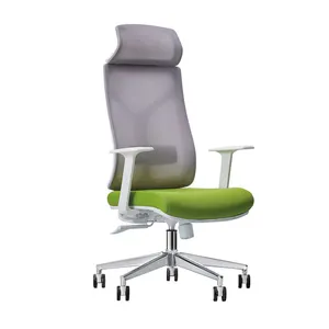 High quality mesh task swivel office chair luxury high back ergonomic mesh office chair with headrest