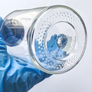 Thủy tinh borosilicate tinh khiết chai phòng thí nghiệm thủy tinh rõ ràng và nâu ren lưu trữ chai với nắp vặn màu xanh - Product Image 3