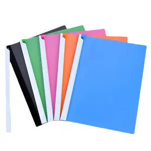 למשוך מוט כדי לסובב אישית תיקיות סיטונאי Custom PP פלסטיק צבע קבצי תיקייה