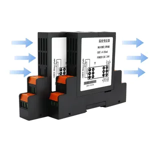 Aislador de Señal de Resistencia Térmica Serie TSG-TR, Entrada RTD 4-20mA, Salida 0-10V, Riel DIN, DC24V para PLC DCS - Product Image 2