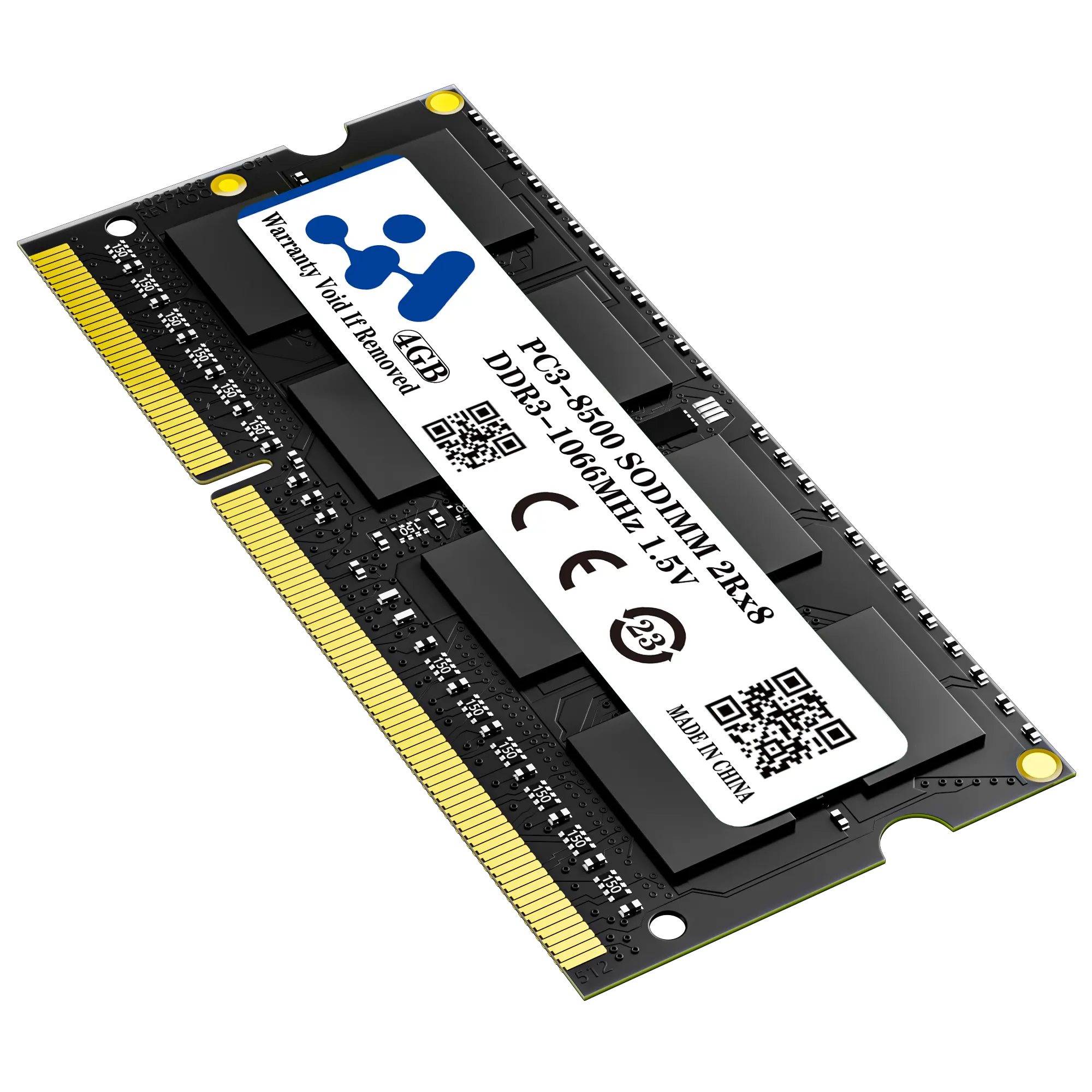 Arshray Memória RAM DDR3 de alta frequência 1.35V 1.5V 4GB 8GB 1600MHz para laptop