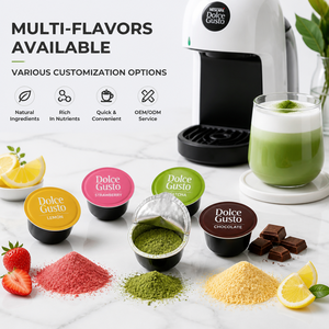 แคปซูลมัทฉะพิธีกรรมเฉพาะทาง แบรนด์ส่วนตัว สำหรับเครื่องชงกาแฟ Dolce Gusto แคปซูลชาเขียวเพื่อสุขภาพ - Product Image 1