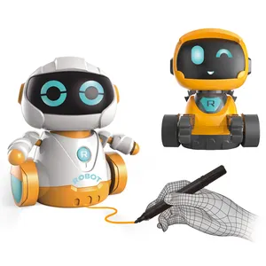 Wholesale Kids Drawing Robot Toy Line Tracking Robot Toys Child Robot Toy