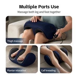 Preço de fábrica Electric Shiatsu Coxa e bezerro Massager Aquecido Vibrating <span class=keywords><strong>Leg</strong></span> Foot Massager Device com controle remoto - Product Image 2
