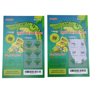 A Self-operated Lottery Factory Can Customize And Produce Scratch-off Lottery Tickets With Different Themes.