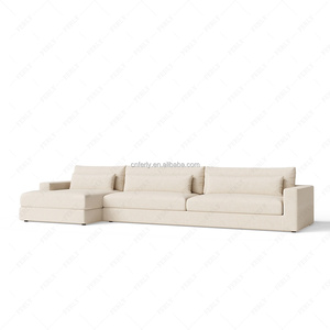 FERLY Divano Componibile a L in Microfibra Convertibile, <span class=keywords><strong>Arredamento</strong></span> Moderno per Interni, Set di Divani per Soggiorno - Product Image 4