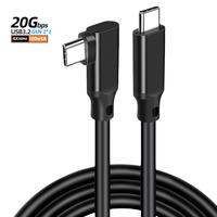 Cable USB 3.2 C a C de Alta Velocidad JMAX 20Gbps 4k 60HZ 100W para Auriculares VR, Cable de Carga Rápida para PC Gaming y Android, para Cargadores USB C