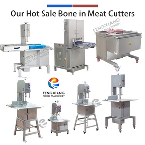 Cortadora de carne de atún congelado FXP-280, máquina de cortar carne de acero inoxidable con sierra de cinta - Product Image 6