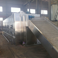 Hotsale Industrielle Abricot Cerise Tunnel Séchoir Fruits Tunnel Séchoir Pruneaux Chambre De Séchage Air Chaud Salle De Séchage pour Champignon