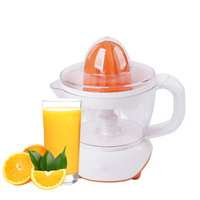 Juicer listrik Mini sentrifugal buah segar jeruk Juicer pisau plastik pemeras Manual elektrik jeruk Juicer untuk rumah tangga