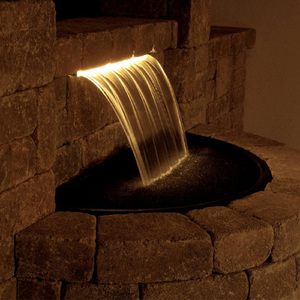 Fontaine cascade avec lumières ornement de jardin <span class=keywords><strong>pour</strong></span> piscine-<span class=keywords><strong>lame</strong></span> <span class=keywords><strong>d</strong></span>'<span class=keywords><strong>eau</strong></span> - Product Image 1