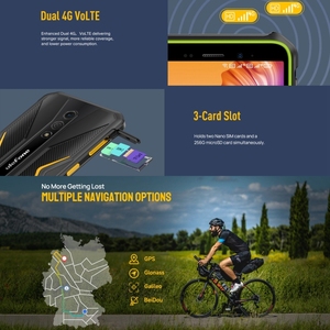 ขายส่ง <span class=keywords><strong>Ulefone</strong></span> <span class=keywords><strong>Armor</strong></span> <span class=keywords><strong>X12</strong></span> <span class=keywords><strong>Pro</strong></span>, 4GB+64GB, โทรศัพท์มือถือที่ทนทานมาตรฐาน IP68/IP69K, หน้าจอ 5.45 นิ้ว ระบบ Android 16 - Product Image 5