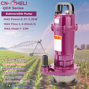 Pompe à eau submersible QDX ZHELI 2 et 3 pouces haute capacité en fonte, puissance maximale AC 380V pour rivières, fosses septiques souterraines, OEM - Product Image 1