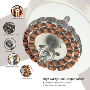 Est Rice arroz IGH uality 52 pulgadas 3 Wood aldes eiling An <span class=keywords><strong>con</strong></span> LEEight ight & emote ontrol - Product Image 5
