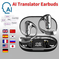 Meilleures ventes : Écouteurs sans fil TWS Bluetooth à crochet d'oreille, autonomie longue durée, haute qualité HiFi, avec traduction IA