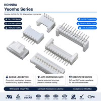 Conector de cable a placa para electrodomésticos personalizados, paso de 2.0 mm, equivalente al enchufe recto Yeonho YH200, del fabricante líder.