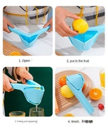 Superfit Nouveau Presse-citron Multifonctionnel Portable Manuel en Plastique PP Réutilisable et Écologique pour la Maison
