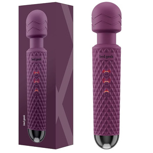 Vibrador AV Wand al por Mayor - 8 Modos de Velocidad, 20 Frecuencias, Resistente al Agua, Seguro para el Cuerpo, Carga USB, Portátil, Juguete Sexual para Mujeres - Product Image 1