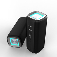 KENUO Altavoz Portátil RGB Impermeable, Caja de Música Inalámbrica con Subwoofer