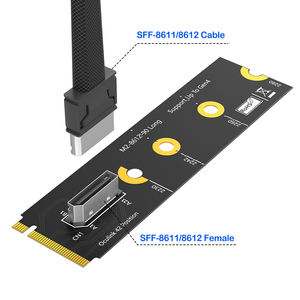 M.<span class=keywords><strong>2</strong></span> NVMe m-kunci untuk ocular SFF-8612 adaptor PCIe Gen4 konverter kompatibel 2230-2280 NVMe M.<span class=keywords><strong>2</strong></span> slot untuk Laptop - Product Image 4